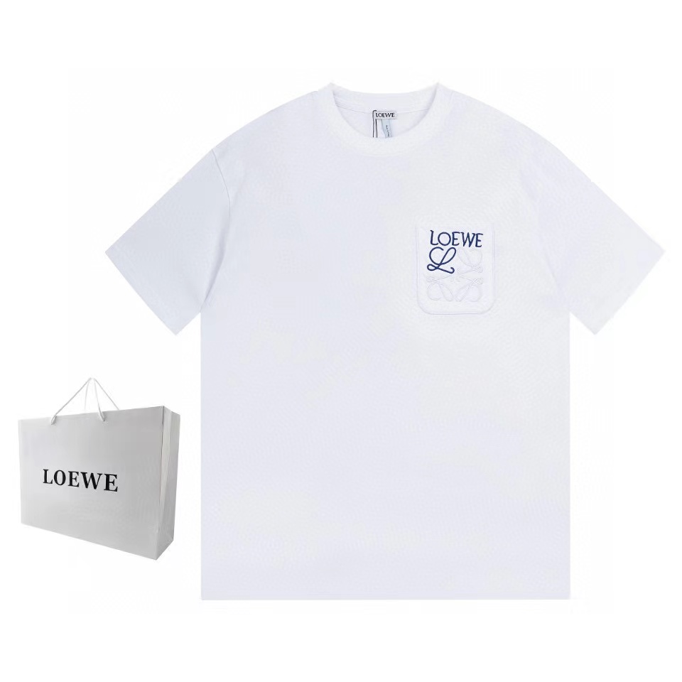 L0WEW 刺繍ロゴ メンズ Tシャツ【 50％割引+送料無料】