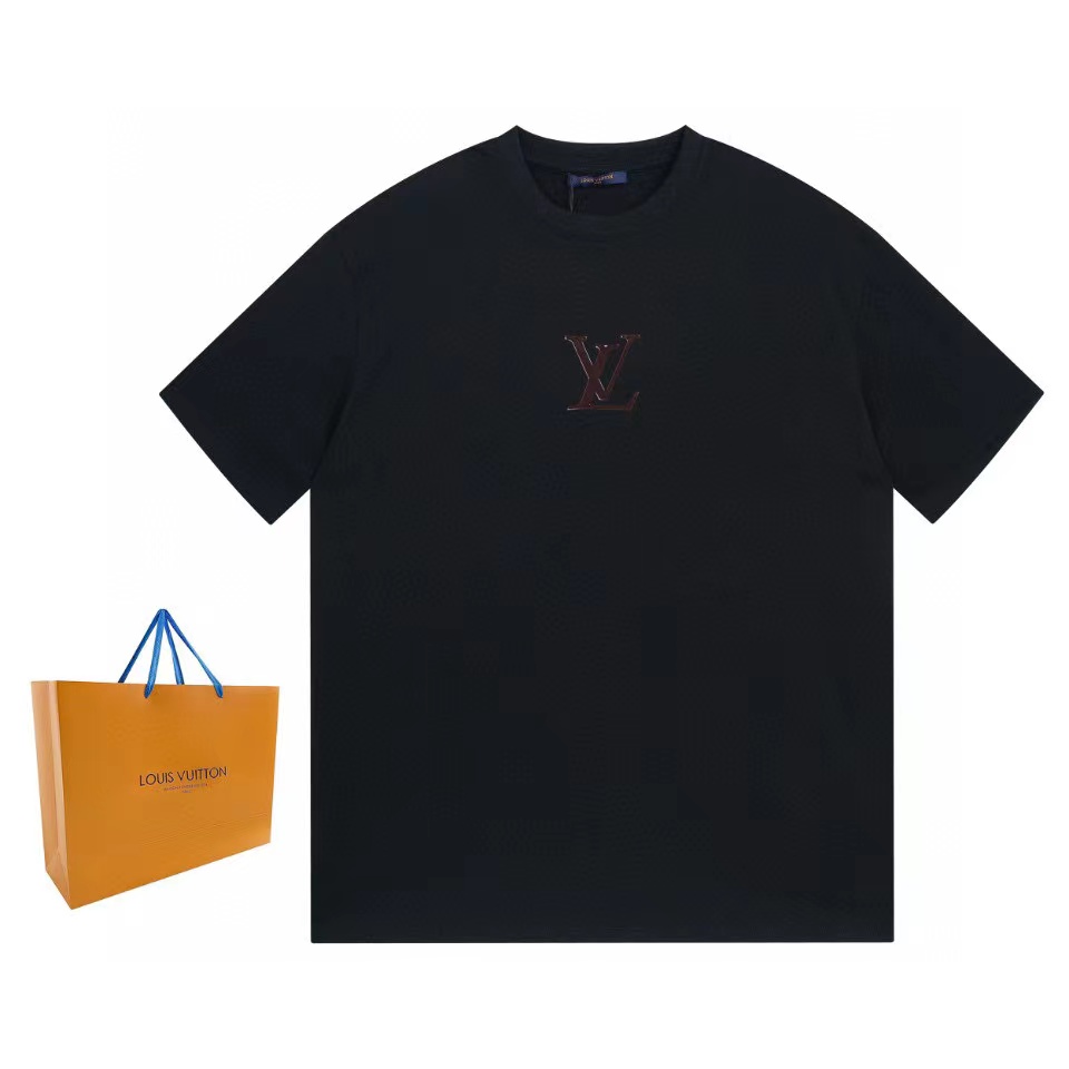 LV シンプルロゴ メンズ Tシャツ【 50％割引+送料無料】