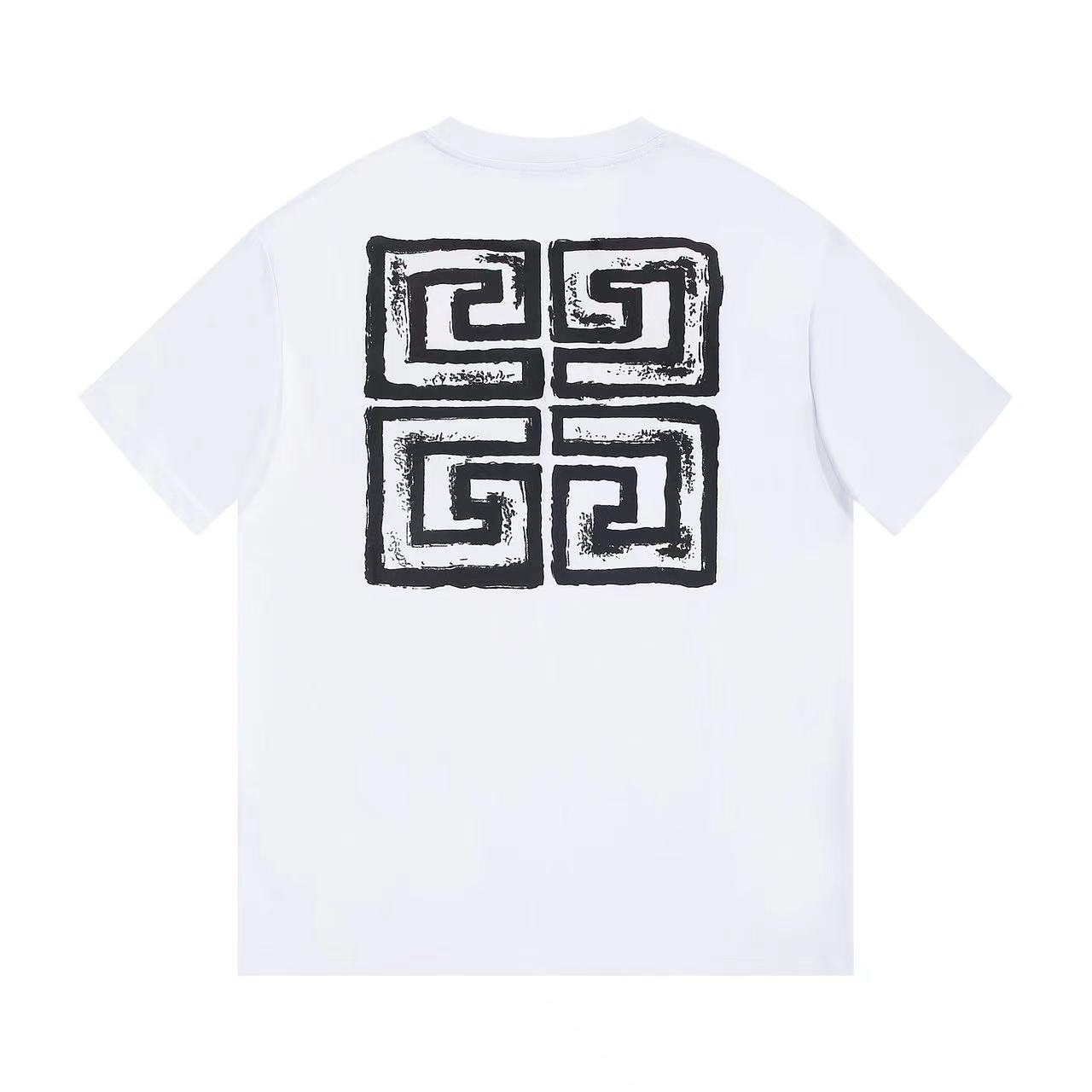 G1VENCHY シンプルレターTシャツ【 50％割引+送料無料】