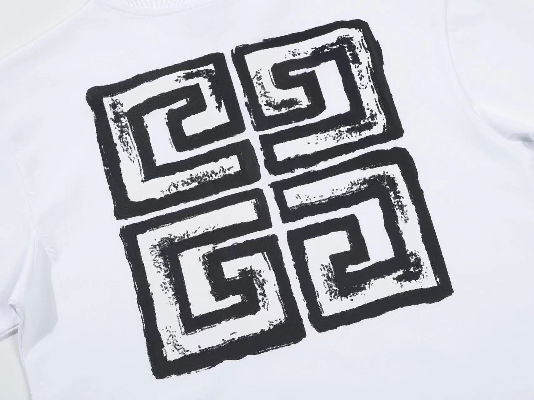G1VENCHY シンプルレターTシャツ【 50％割引+送料無料】