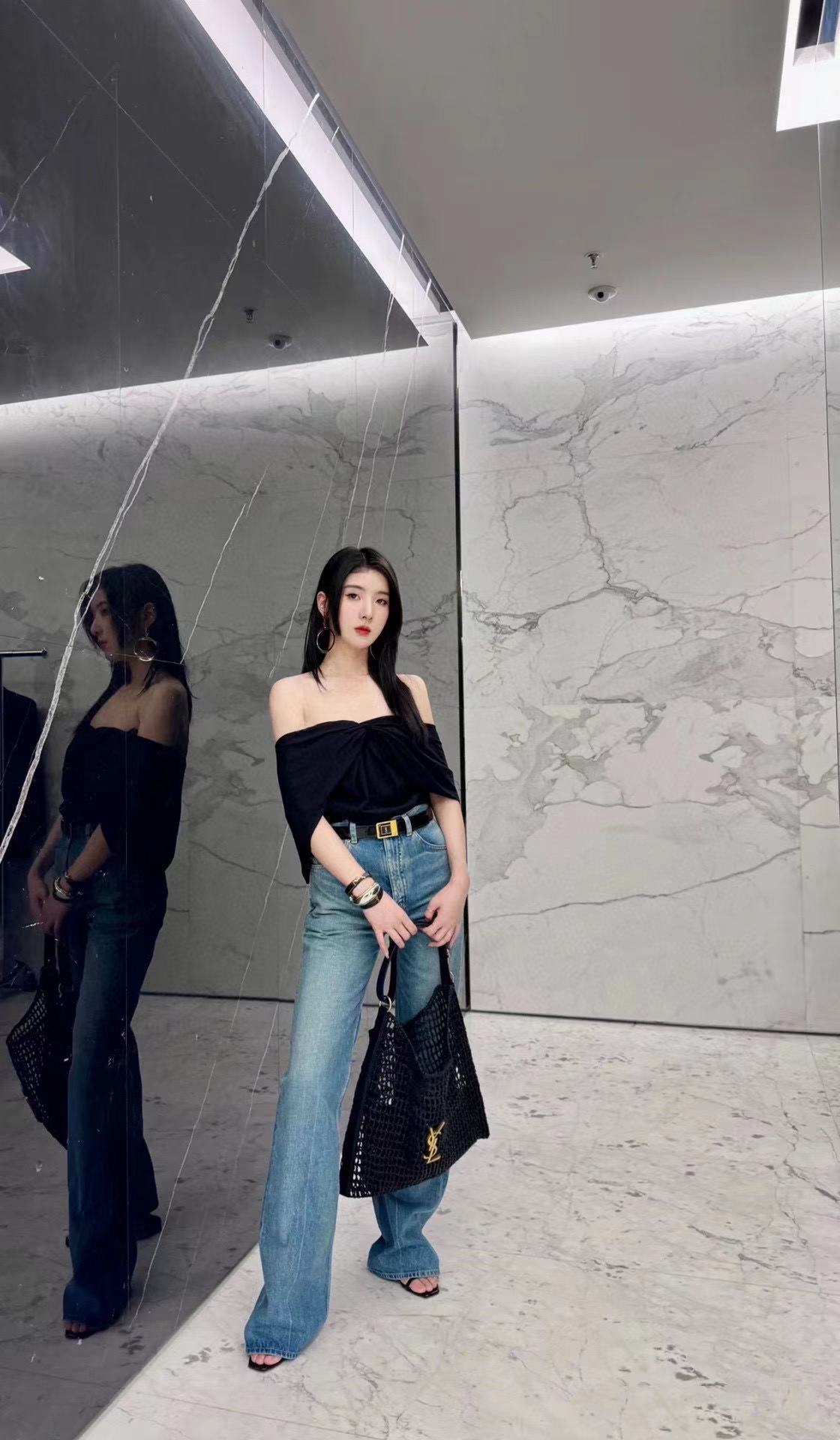 YSL ストロービーチバッグ【 50％割引+送料無料】
