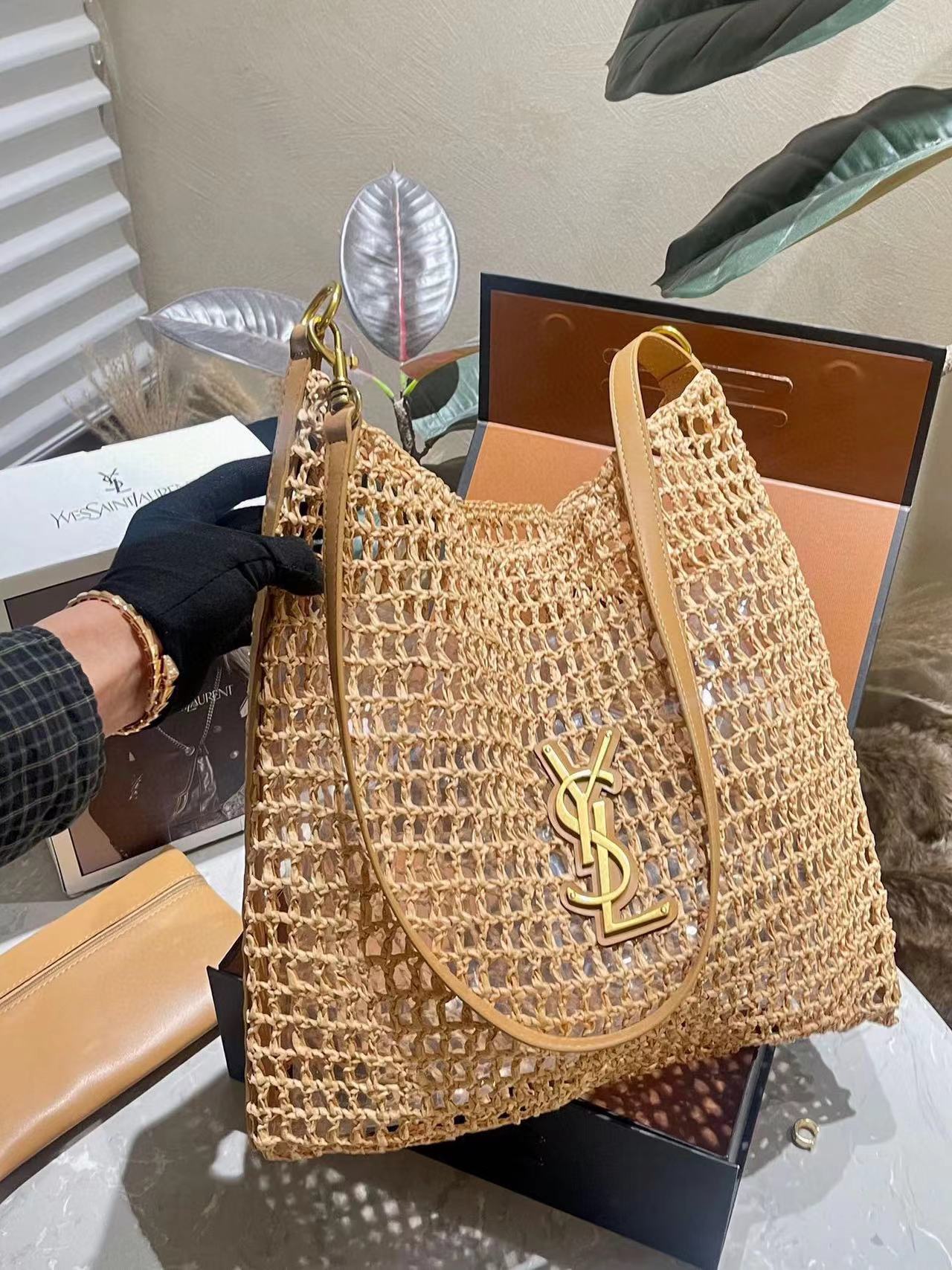 YSL ストロービーチバッグ【 50％割引+送料無料】