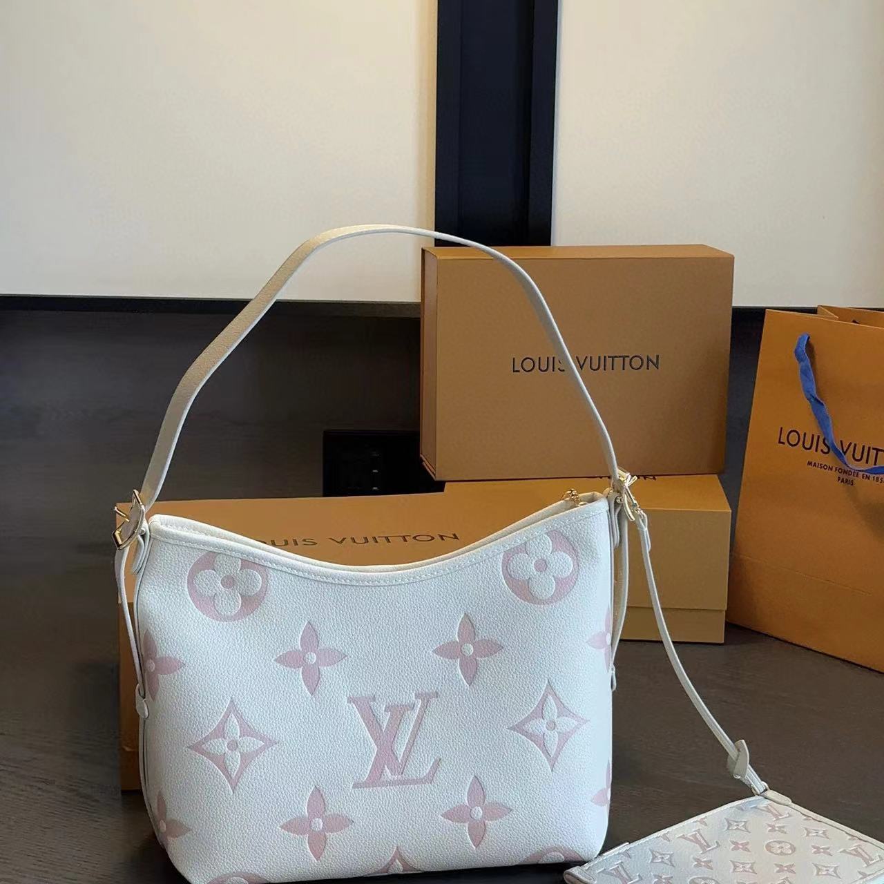LV プリント バケットバッグ【50%割引+送料無料】