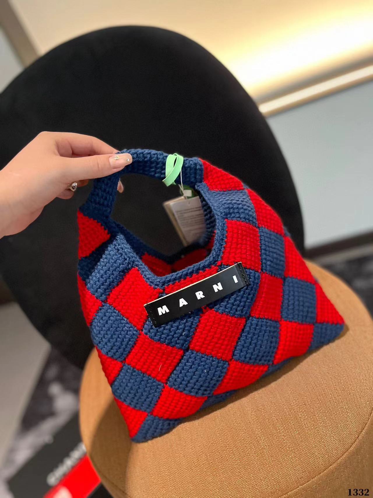 MARNI ニットトートバッグ【50％割引+送料無料】