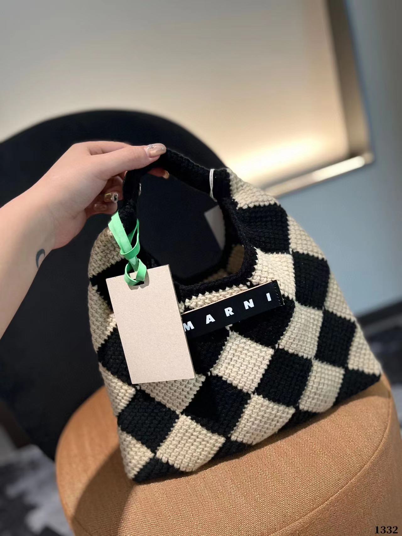 MARNI ニットトートバッグ【50％割引+送料無料】