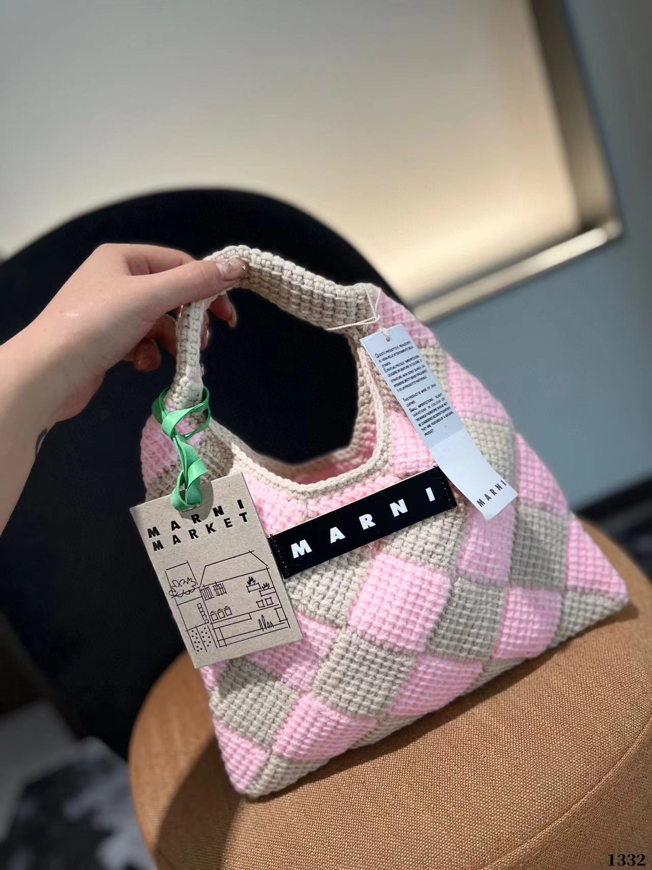 MARNI ニットトートバッグ【50％割引+送料無料】