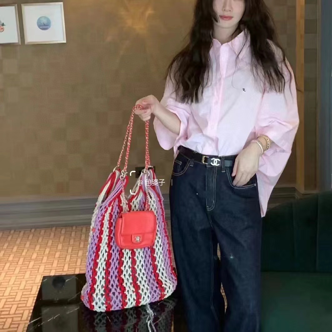 CHANE1 織物 2-in-1 ショッピングバッグ【50％割引+送料無料】