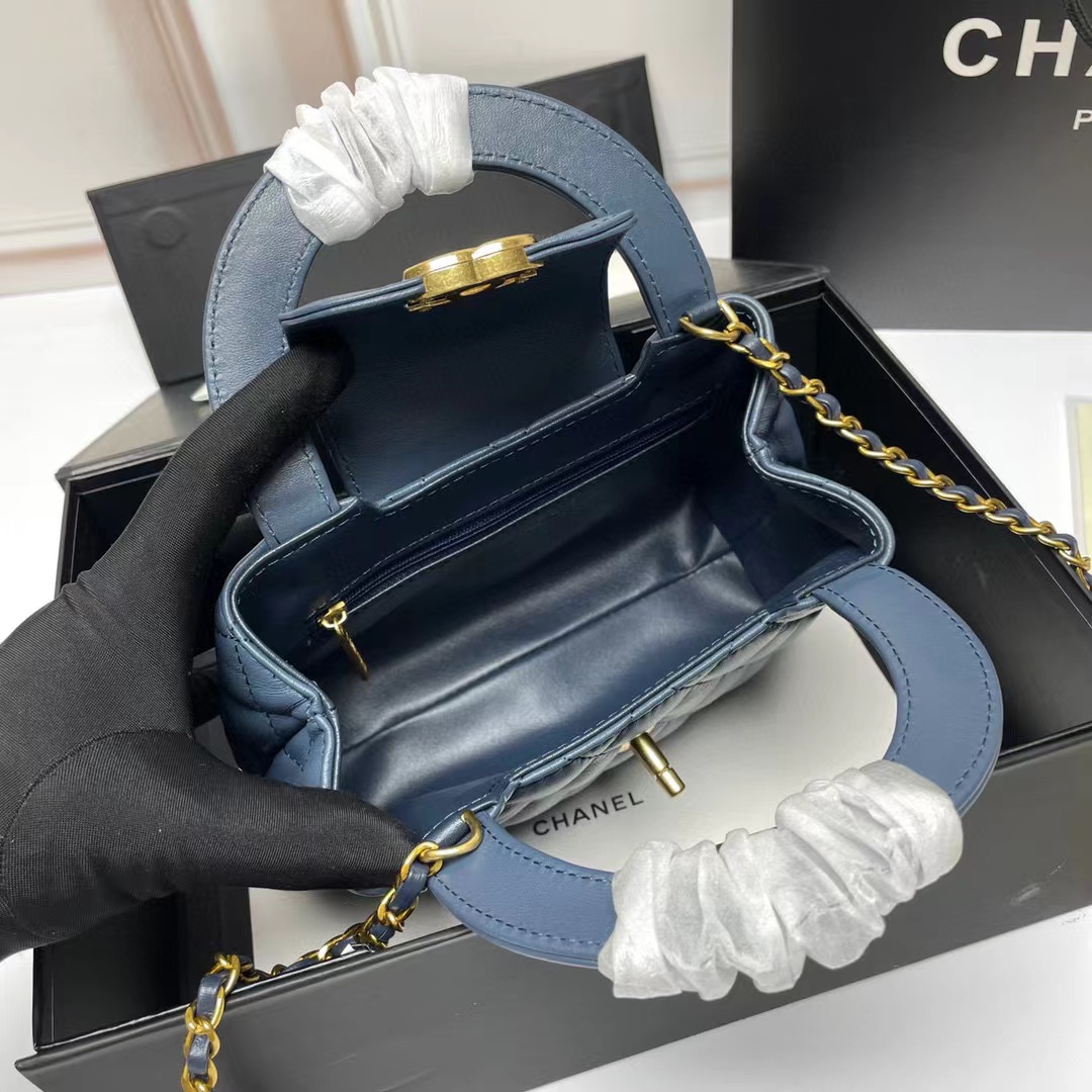 CHANE1 ダブルC ハンドバッグ【50％割引+送料無料】