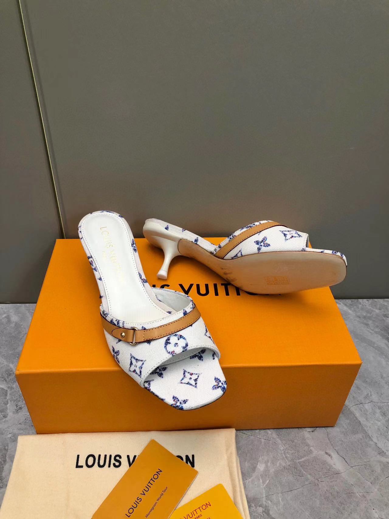 LV高品質ハイヒールスリッパ【50%割引+送料無料】