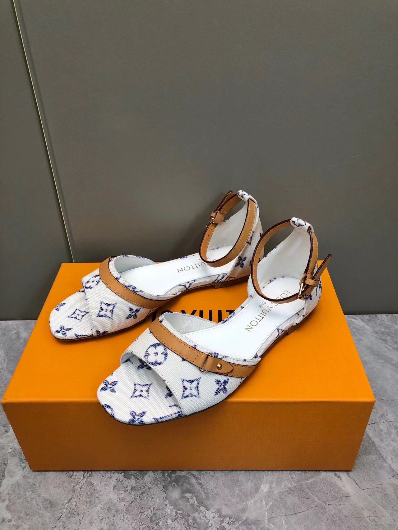 LVハイクオリティデニムサンダル【50％割引+送料無料】