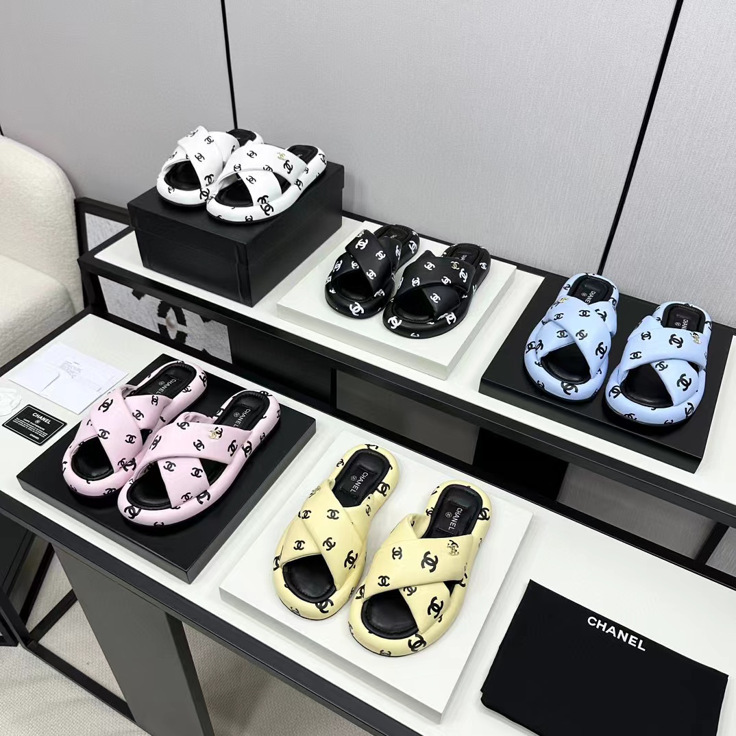 CHANE1 高品質フルペア C スリッパ【50％割引+送料無料】