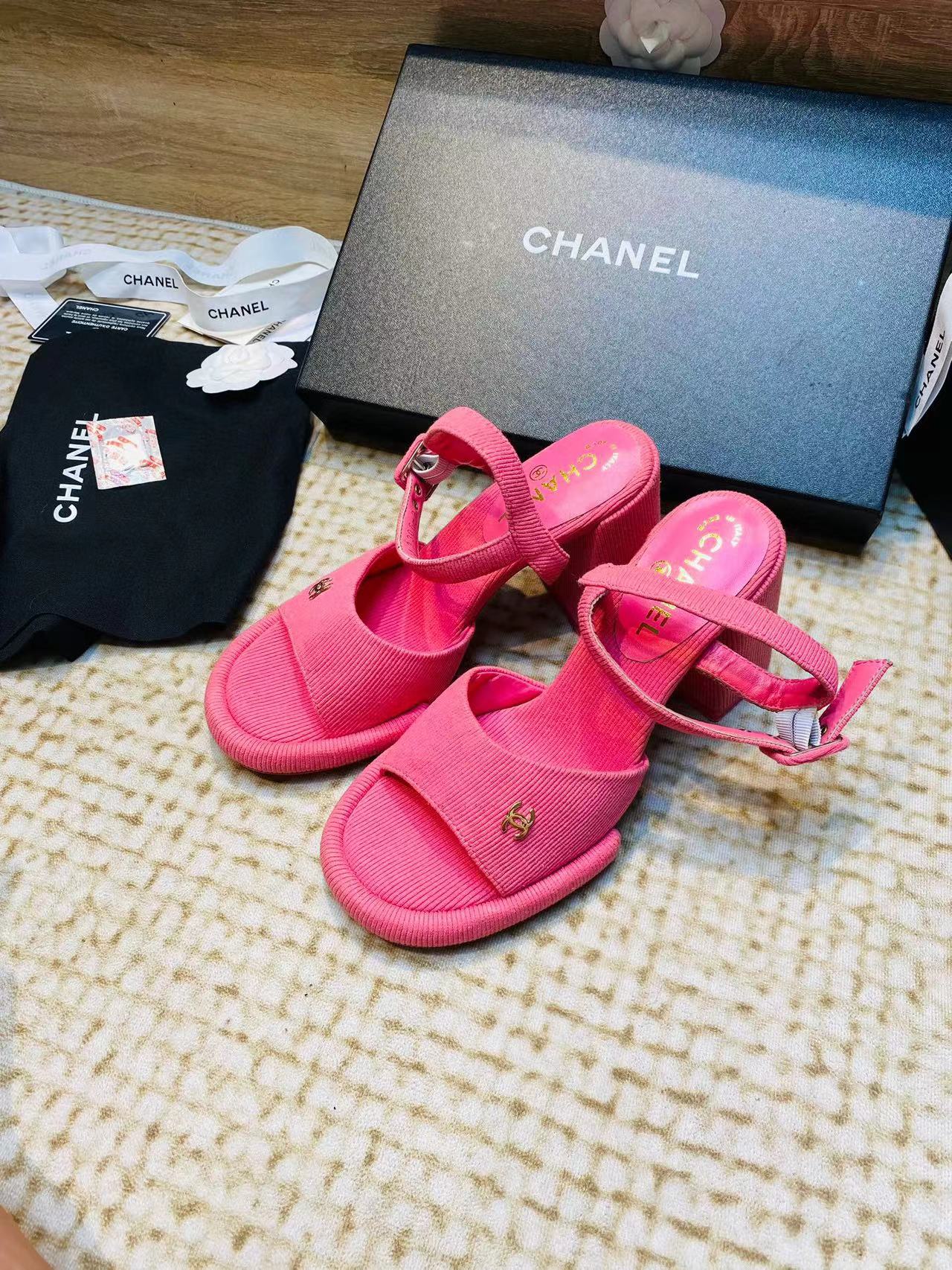 CHANE1 高品質ハイヒールサンダル【50％割引+送料無料】