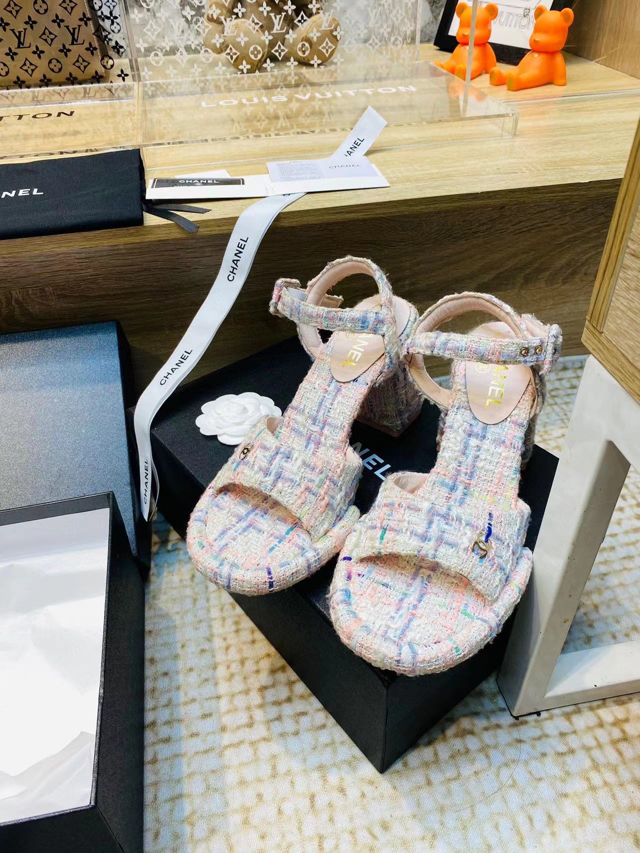 CHANE1 高品質ハイヒールサンダル【50％割引+送料無料】