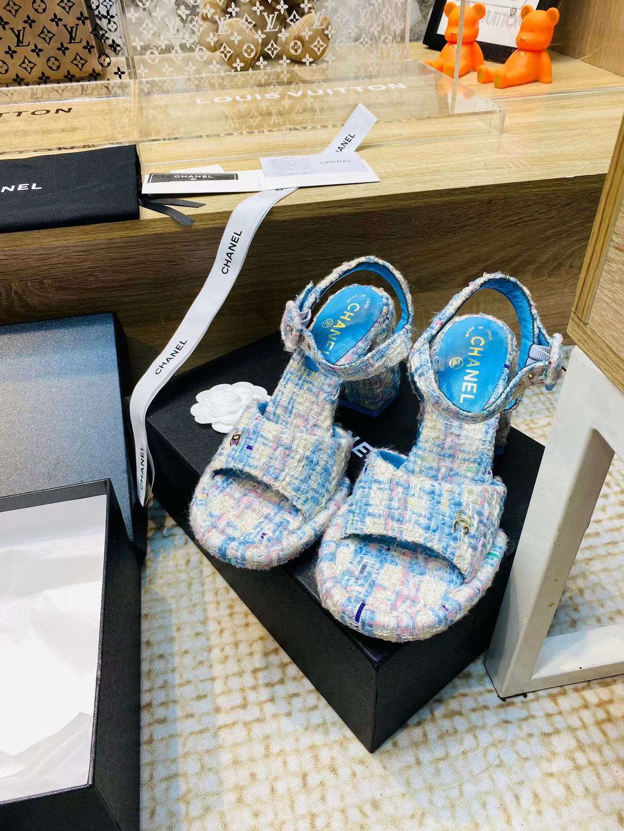 CHANE1 高品質ハイヒールサンダル【50％割引+送料無料】