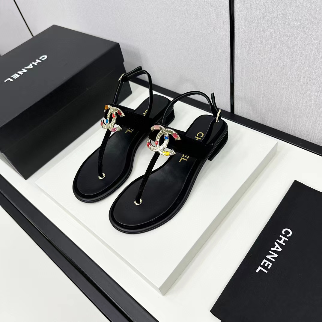 CHANE1 高品質ダブルCサンダル【50％割引+送料無料】