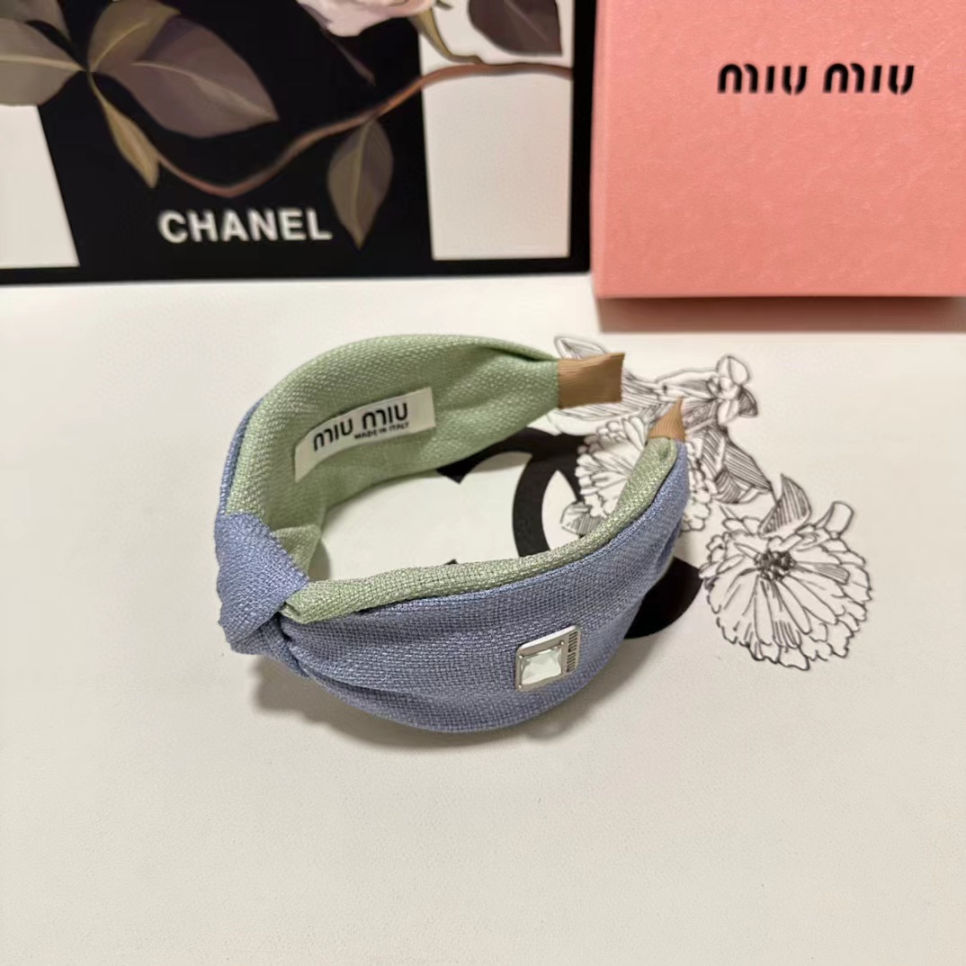 M1UM1U シンプルなカラーマッチングのヘッドバンド【50％割引+送料無料】