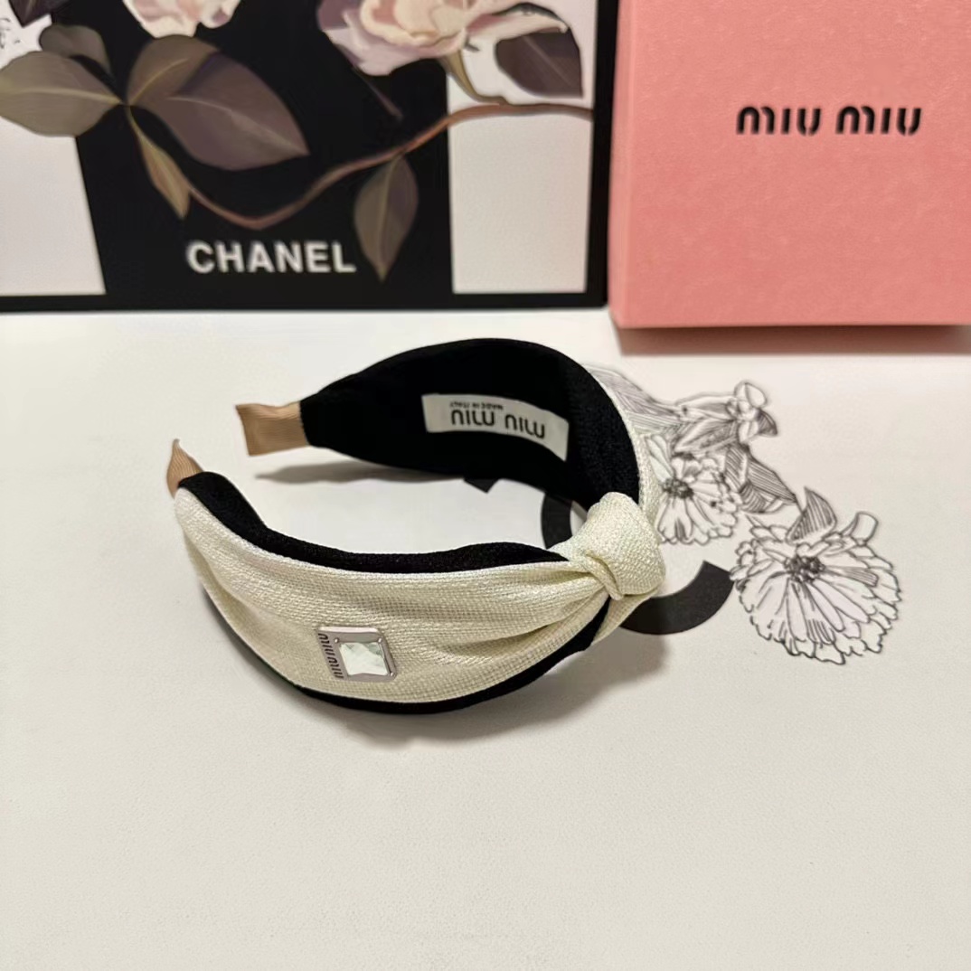 M1UM1U シンプルなカラーマッチングのヘッドバンド【50％割引+送料無料】