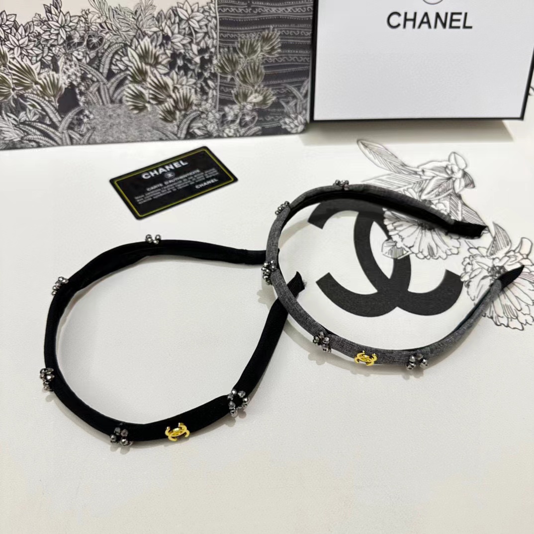 CHANE1 ダブル C ヘッドバンド【50％割引+送料無料】