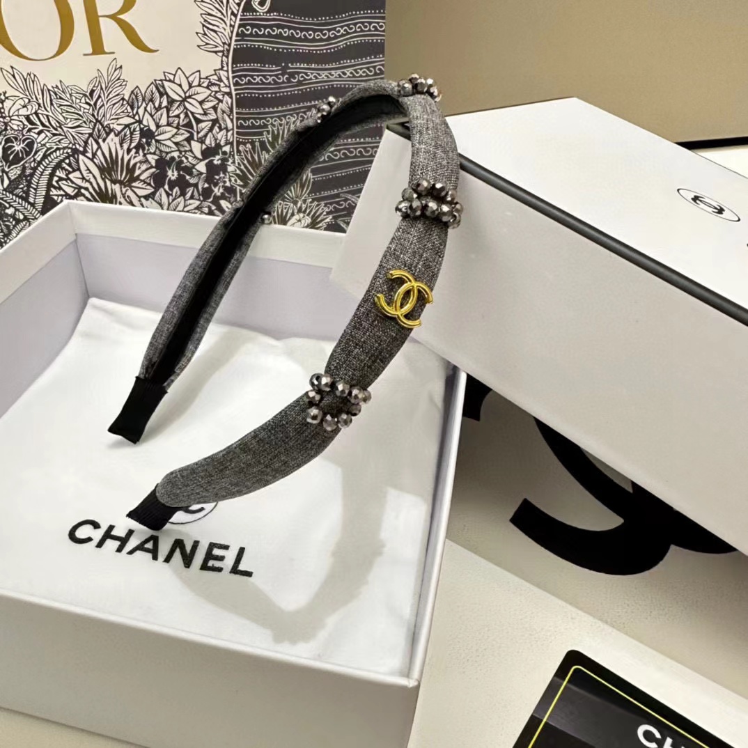 CHANE1 ダブル C ヘッドバンド【50％割引+送料無料】