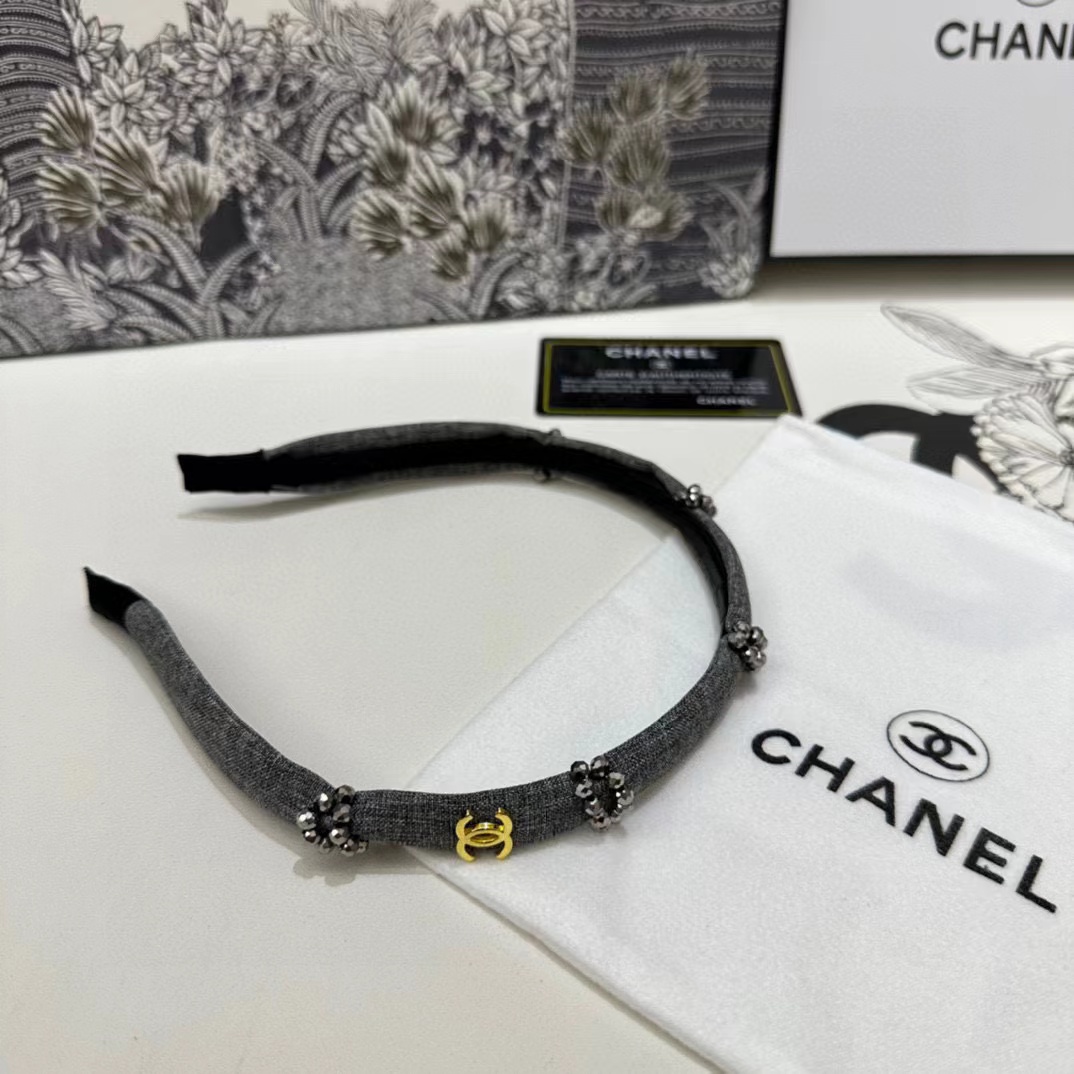 CHANE1 ダブル C ヘッドバンド【50％割引+送料無料】