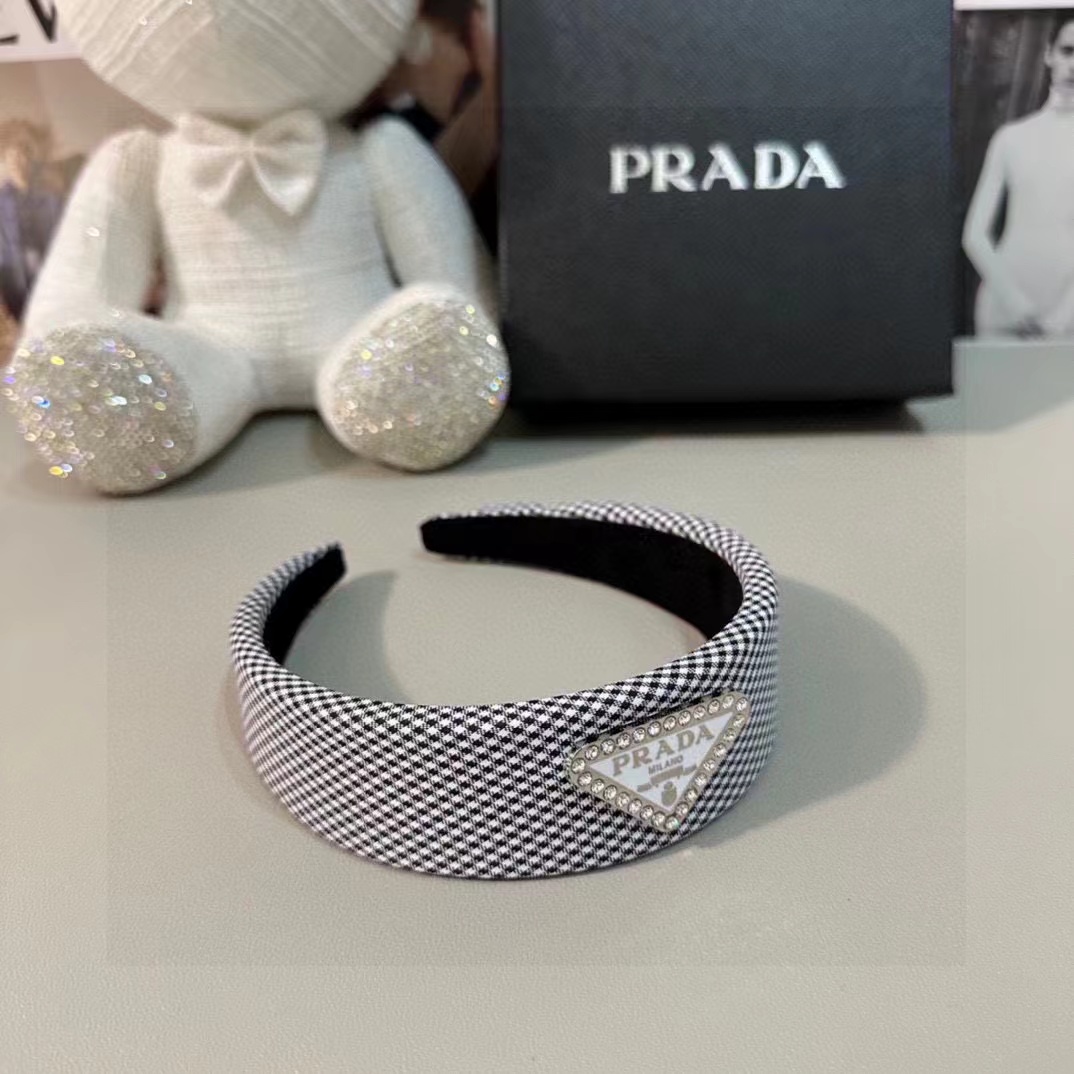 PR4DA 千鳥格子ヘッドバンド【50％割引+送料無料】