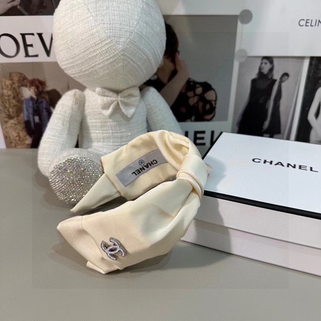 CHANE1 ダブル C ロゴ ヘッドバンド【50％割引+送料無料】