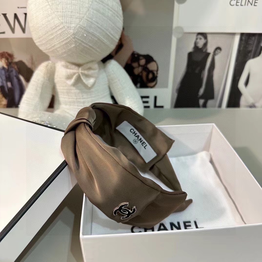 CHANE1 ダブル C ロゴ ヘッドバンド【50％割引+送料無料】