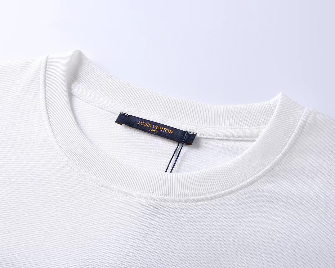 LV ポケット レザー ロゴ メンズ Tシャツ【 50％割引+送料無料】