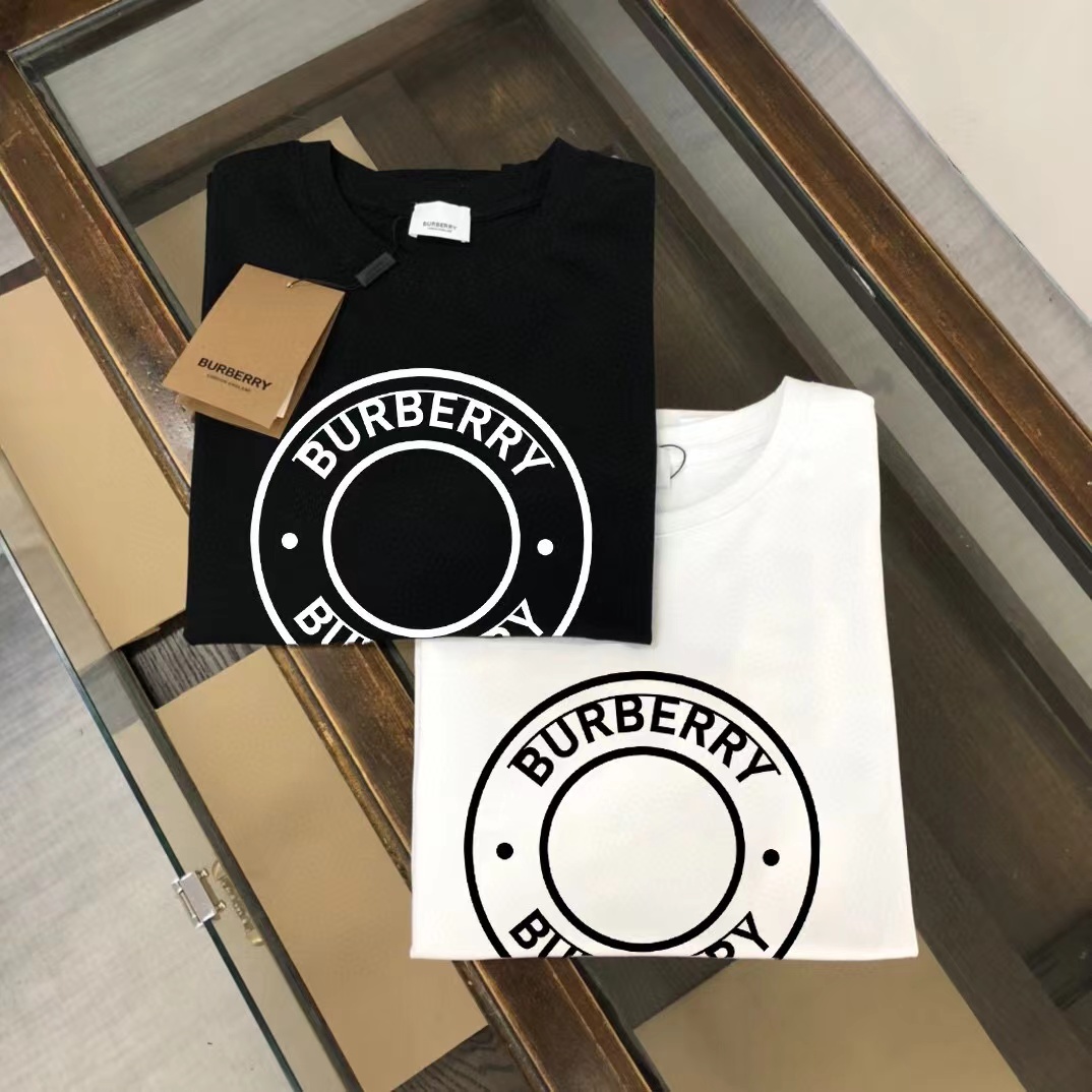 BURBERRY レター メンズ Tシャツ【 50％割引+送料無料】