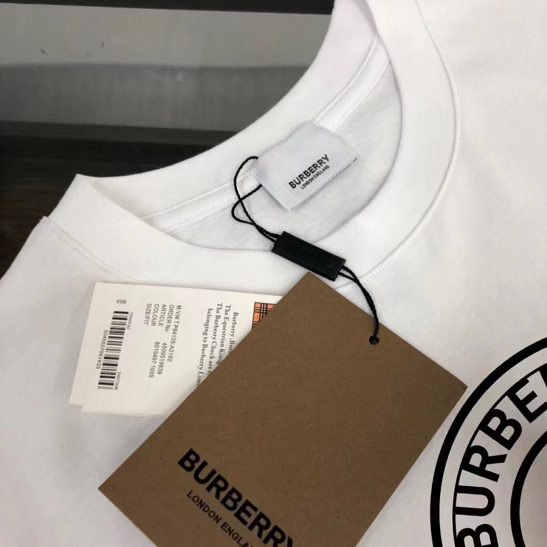 BURBERRY レター メンズ Tシャツ【 50％割引+送料無料】