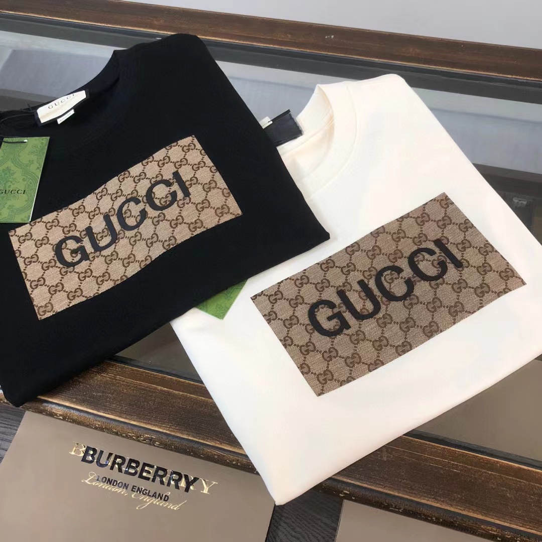[GUCC1] 刺繍ジャガード メンズ Tシャツ【 50％割引+送料無料】