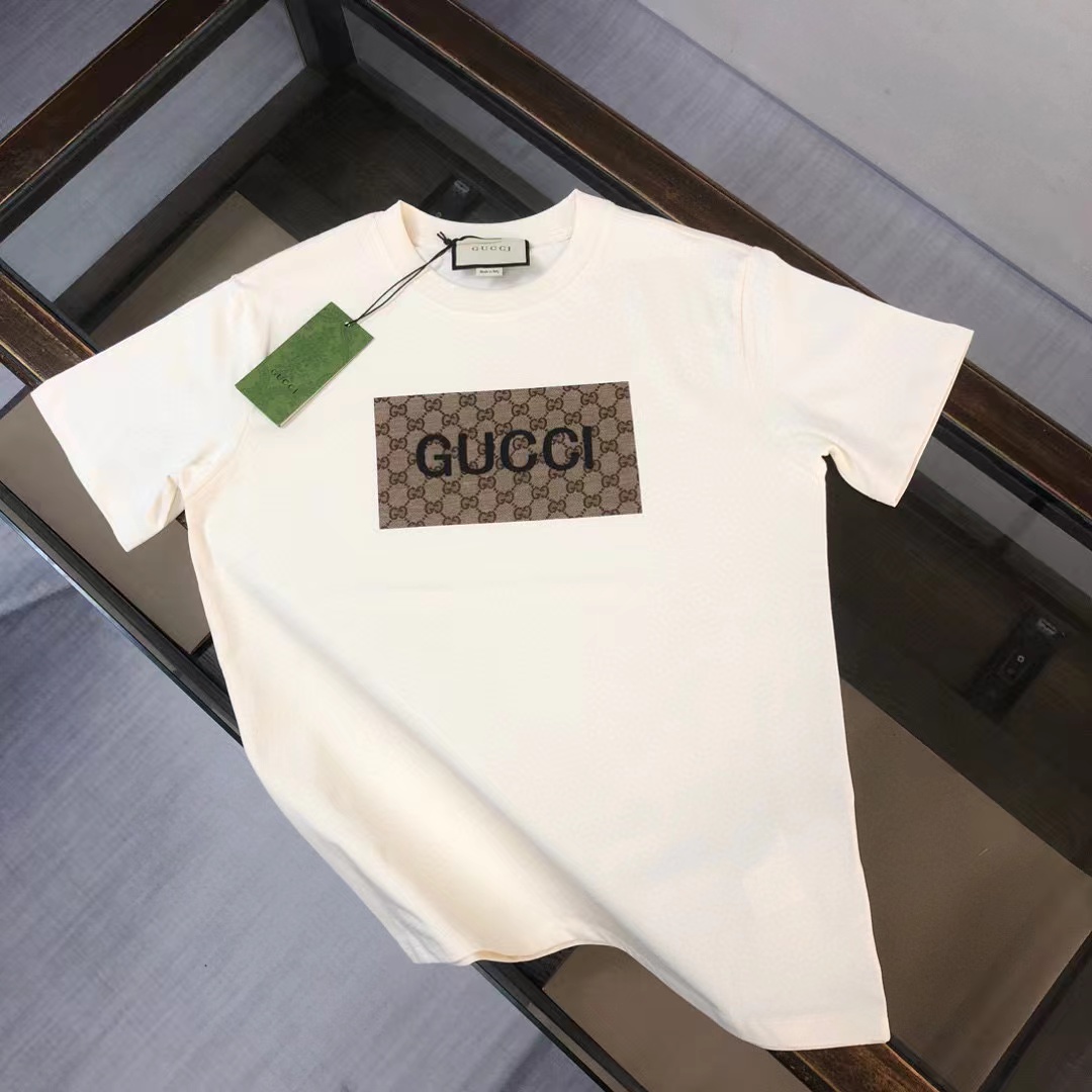 [GUCC1] 刺繍ジャガード メンズ Tシャツ【 50％割引+送料無料】