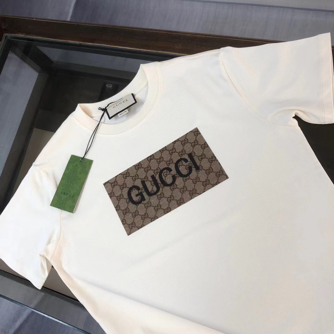 [GUCC1] 刺繍ジャガード メンズ Tシャツ【 50％割引+送料無料】