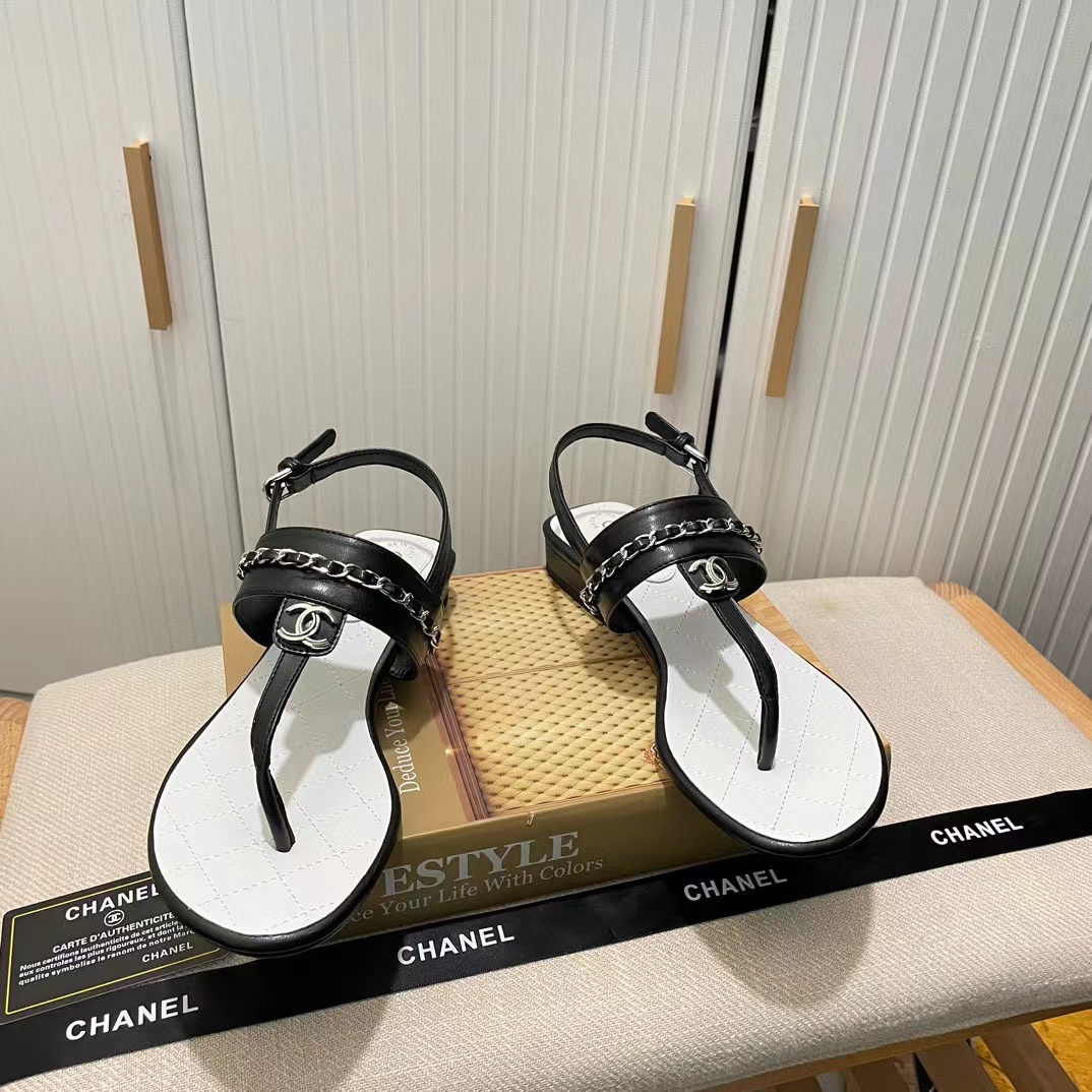CHANE1 チェーンサンダル【50％割引+送料無料】