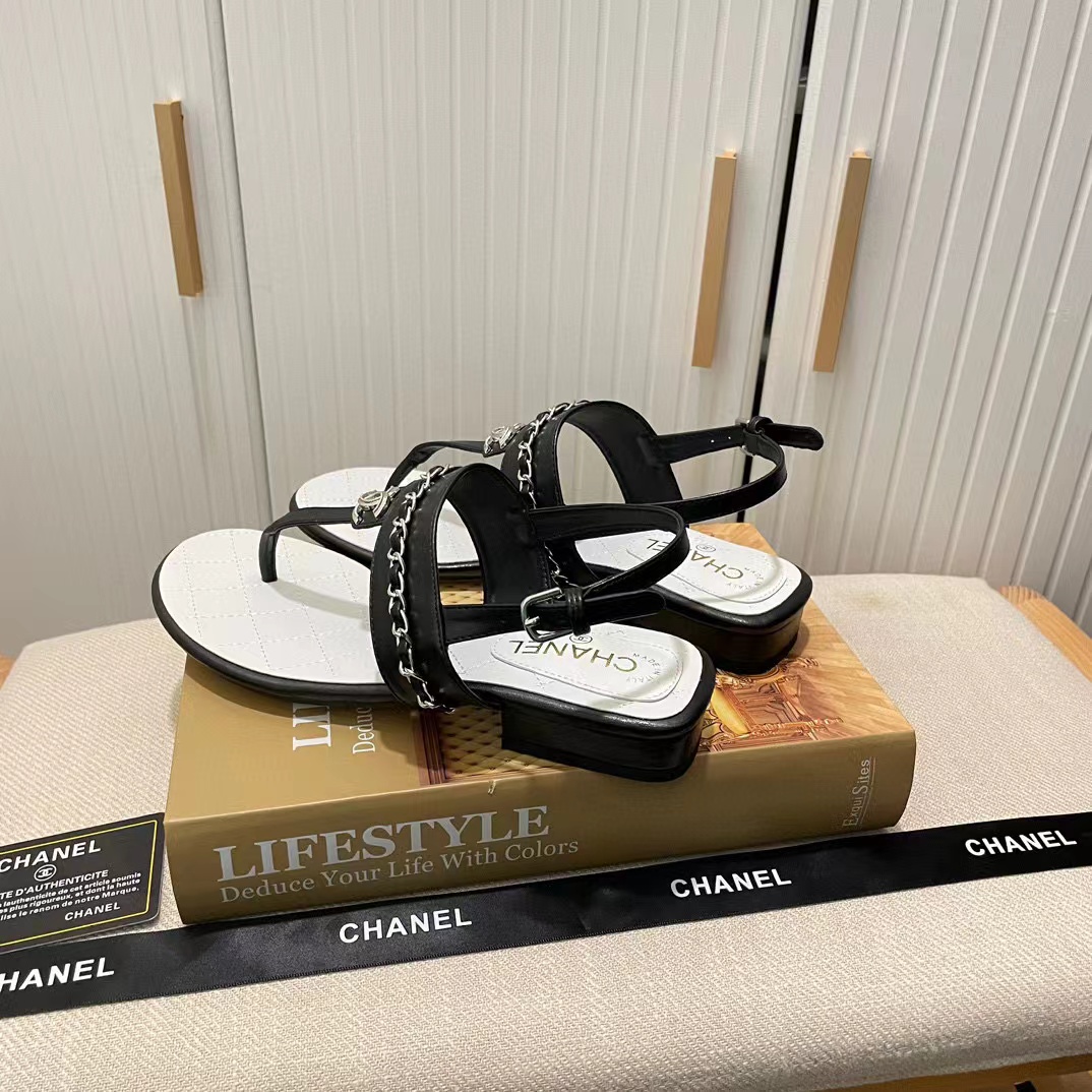 CHANE1 チェーンサンダル【50％割引+送料無料】