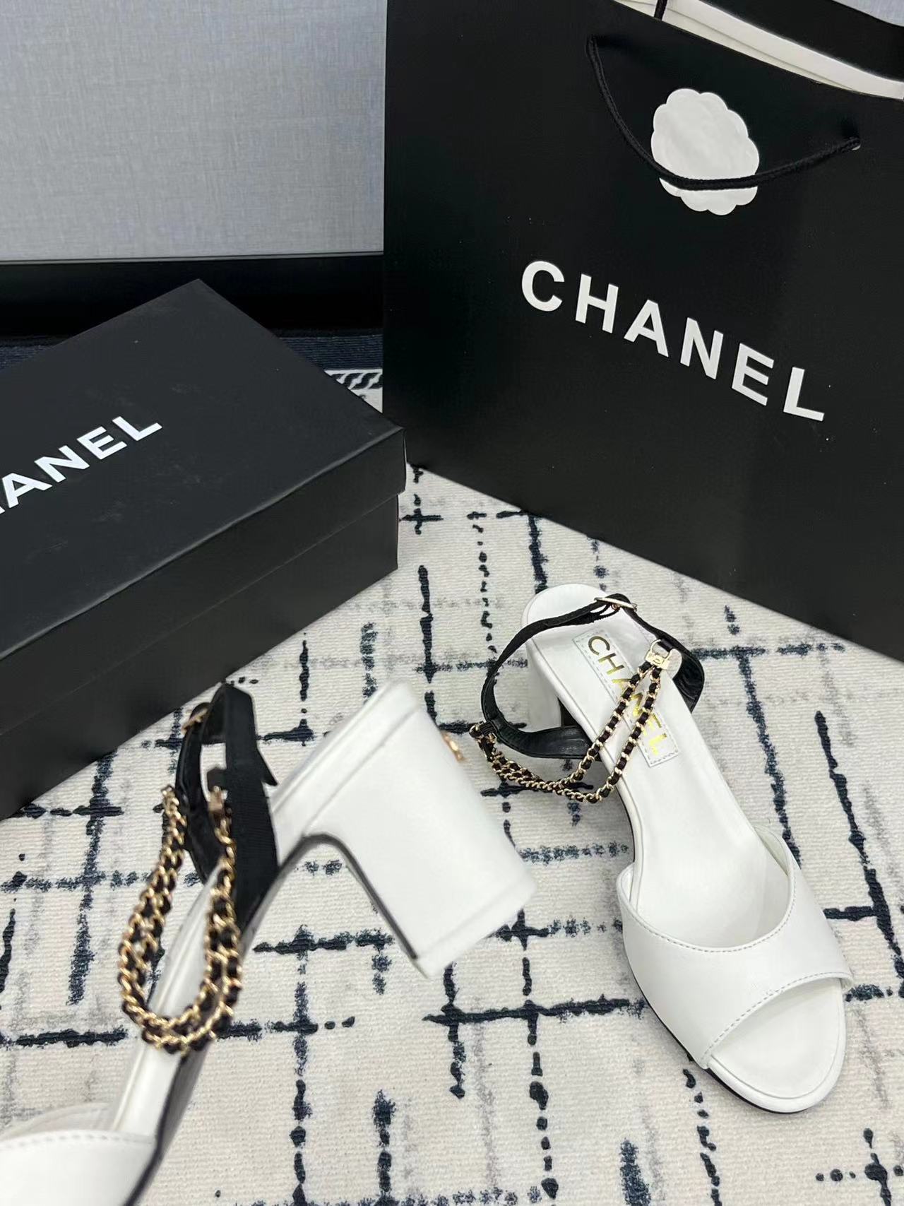 CHANE1 チェーンフィッシュマウスハイヒール【50％割引+送料無料】