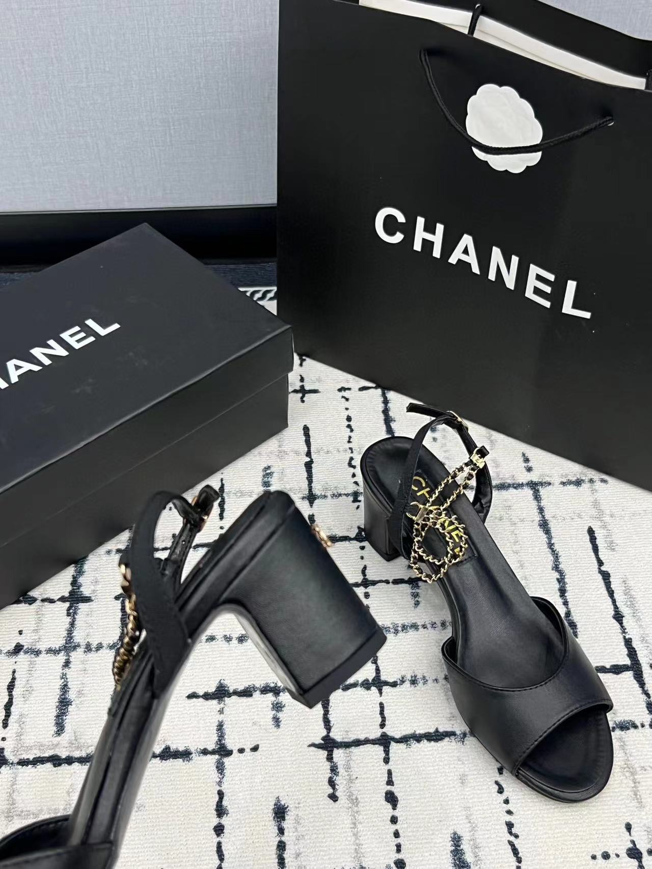 CHANE1 チェーンフィッシュマウスハイヒール【50％割引+送料無料】