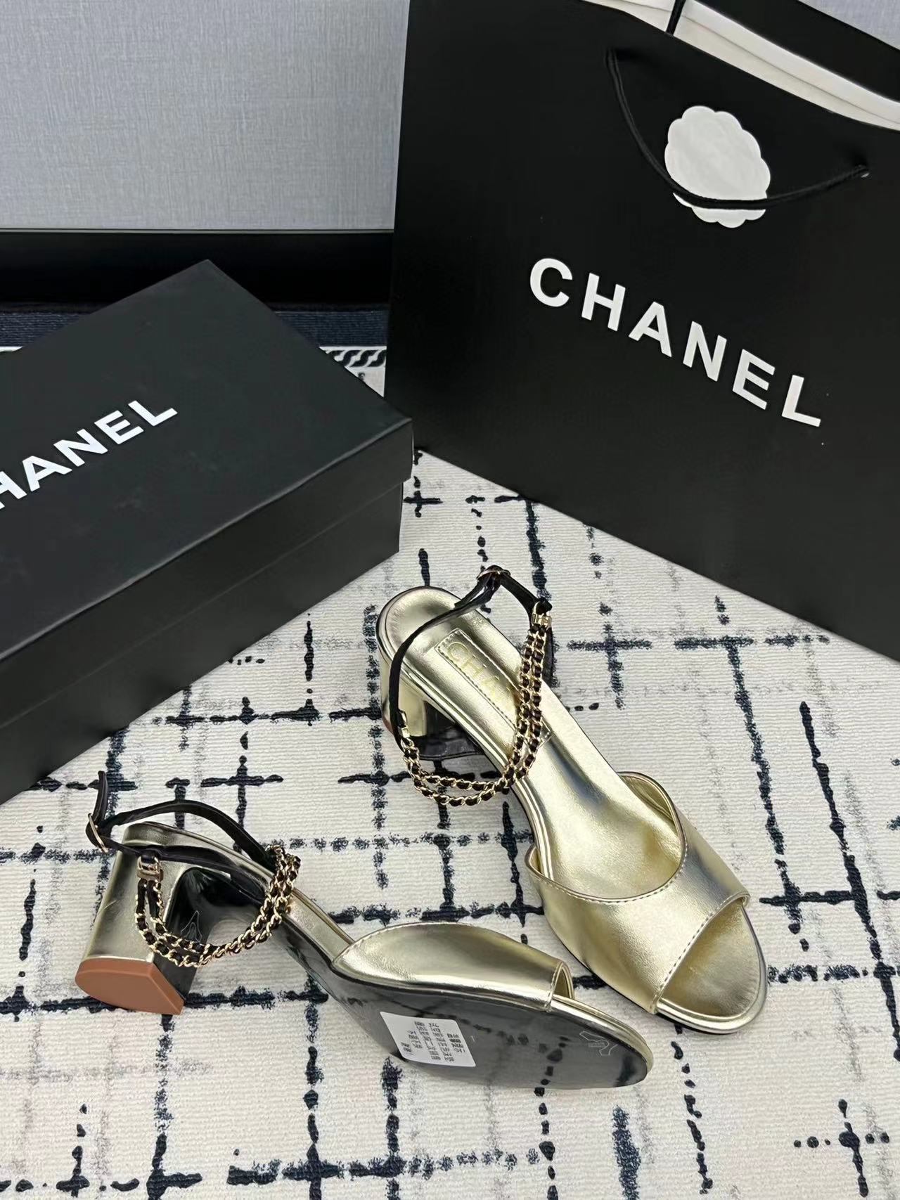 CHANE1 チェーンフィッシュマウスハイヒール【50％割引+送料無料】