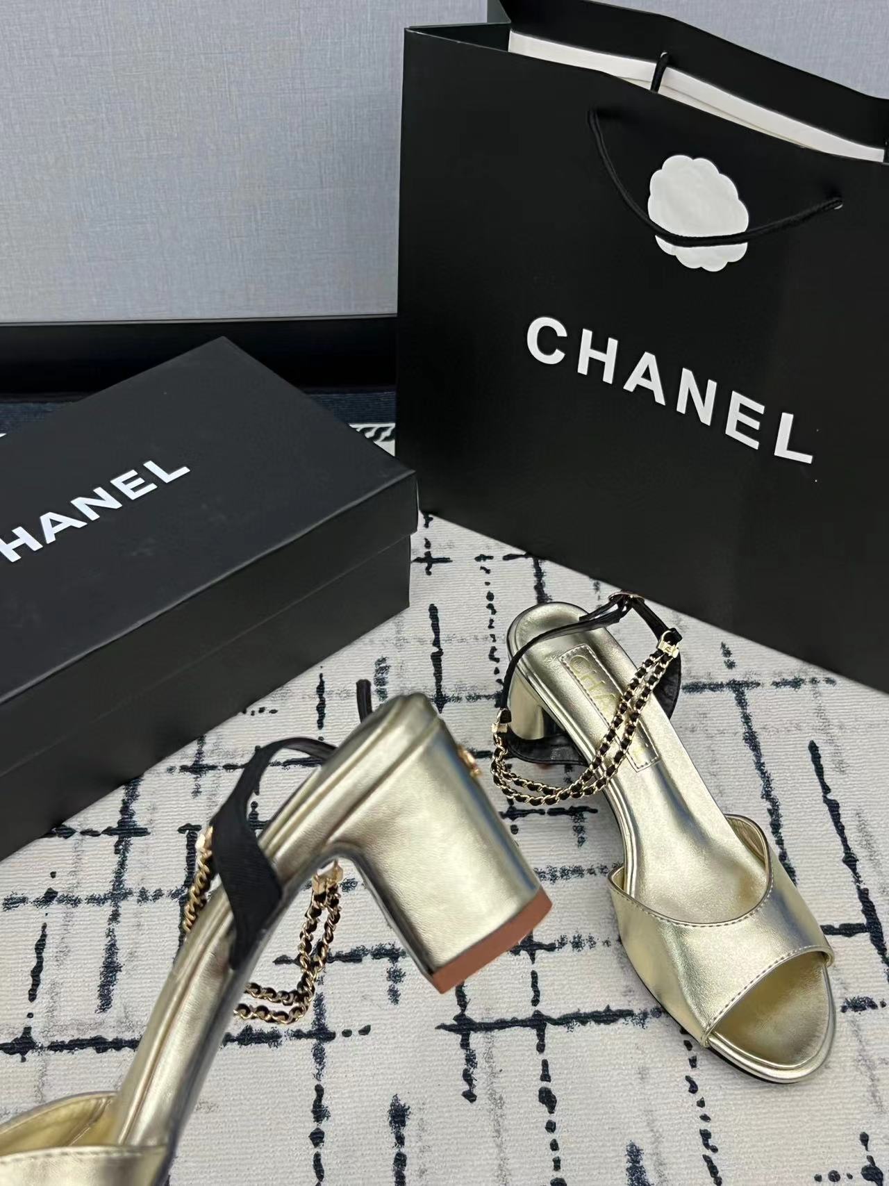 CHANE1 チェーンフィッシュマウスハイヒール【50％割引+送料無料】