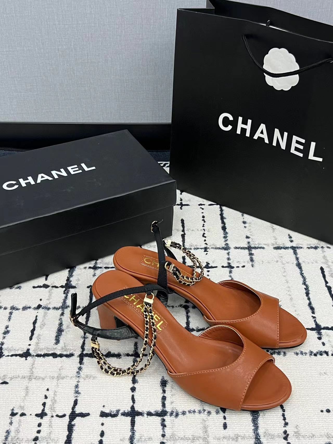 CHANE1 チェーンフィッシュマウスハイヒール【50％割引+送料無料】