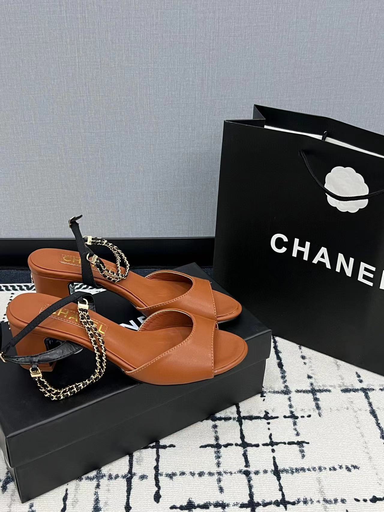 CHANE1 チェーンフィッシュマウスハイヒール【50％割引+送料無料】