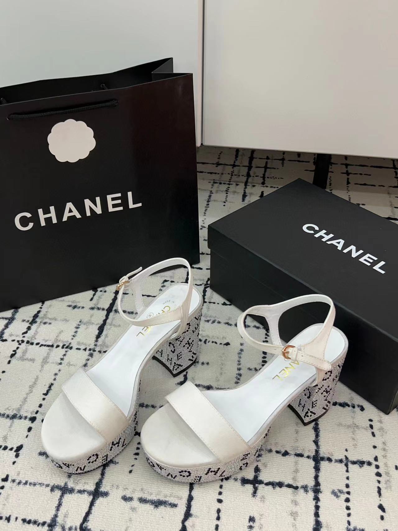 CHANE1 ラインストーン ハイヒール サンダル【50％割引+送料無料】