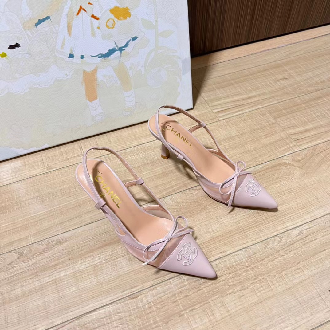 CHANE1 メッシュ ハイヒール サンダル【50％割引+送料無料】