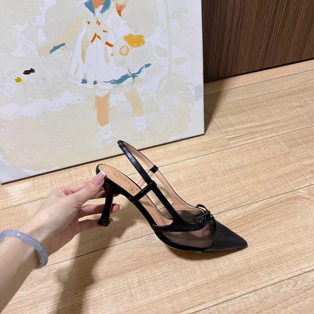 CHANE1 メッシュ ハイヒール サンダル【50％割引+送料無料】