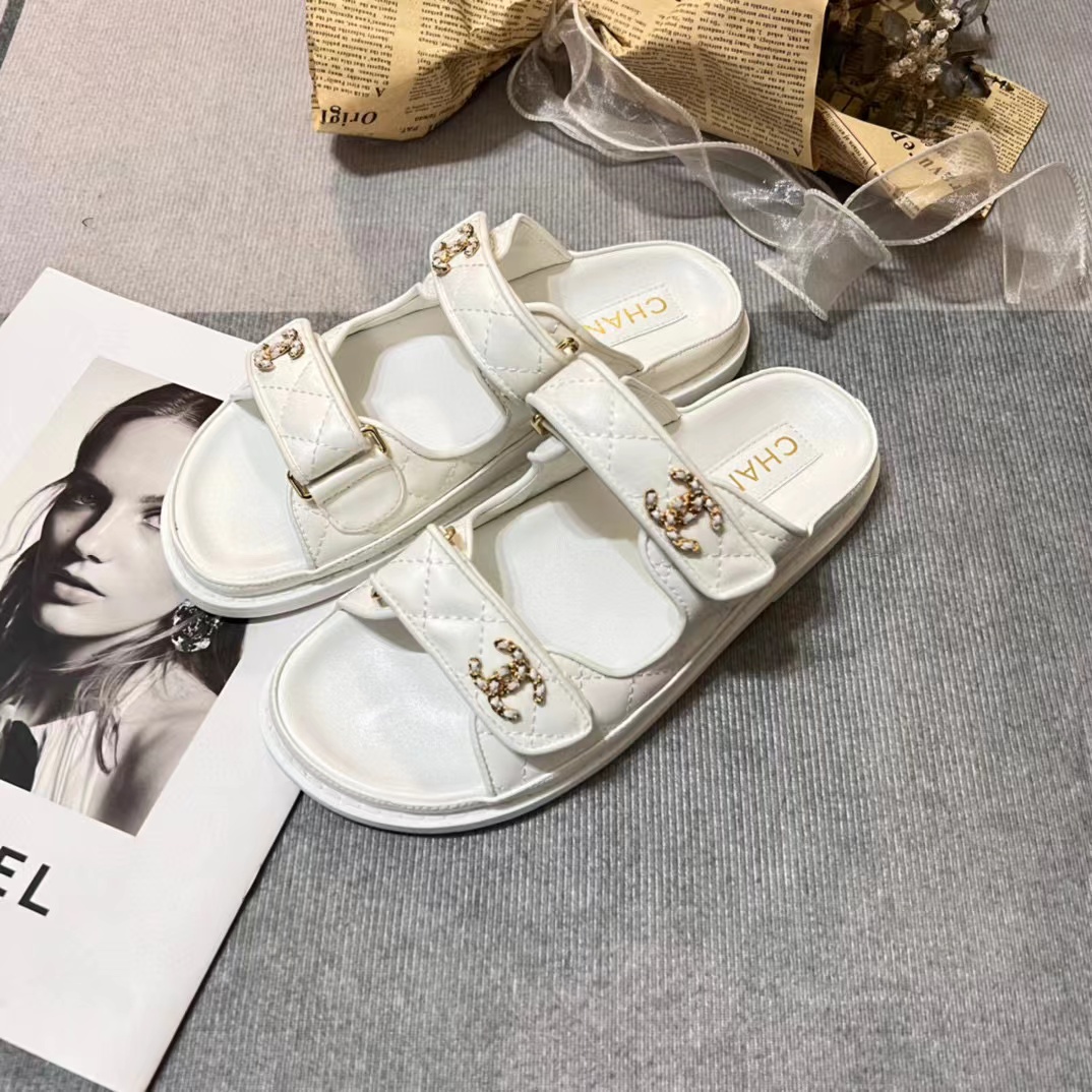 CHANE1 ベルクロスリッパ【50％割引+送料無料】