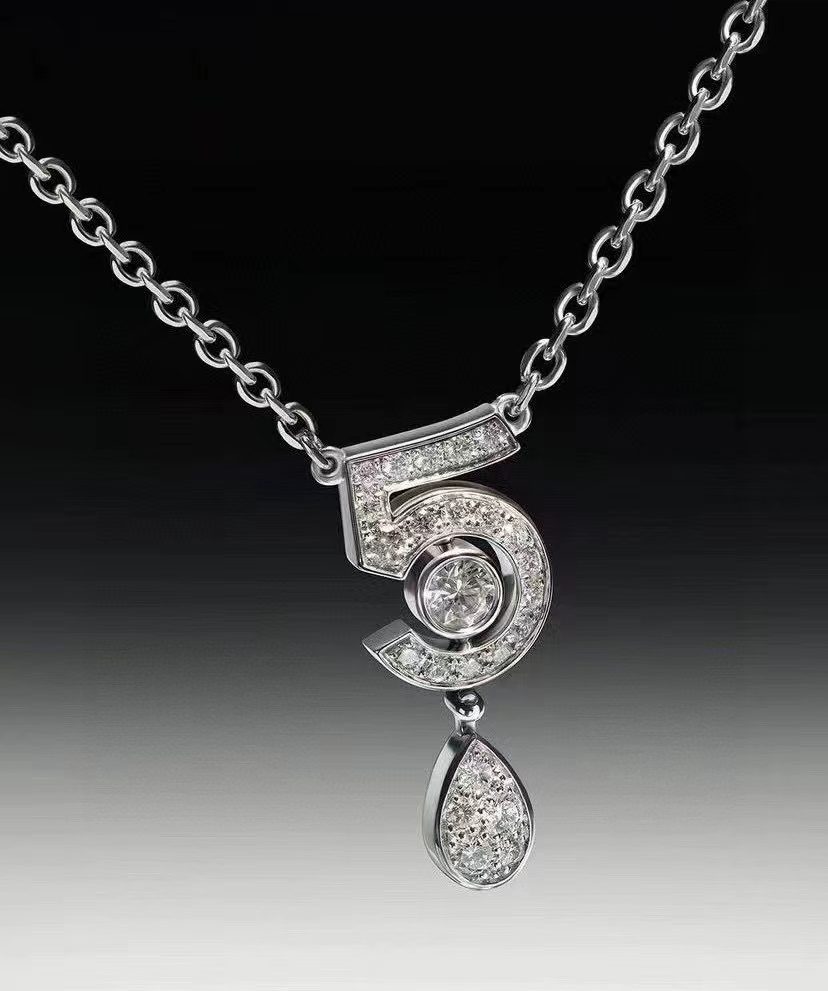 Van c1eef &Arpels 5シェイプダイヤモンドネックレス【50％割引+送料無料】