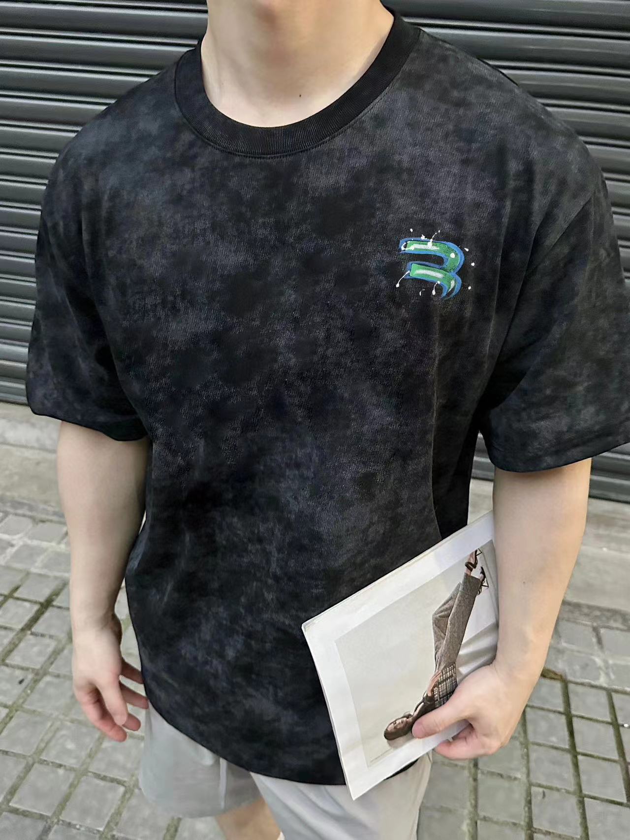 BALENC1AGA グラデーションレター メンズ Tシャツ【 50％割引+送料無料】