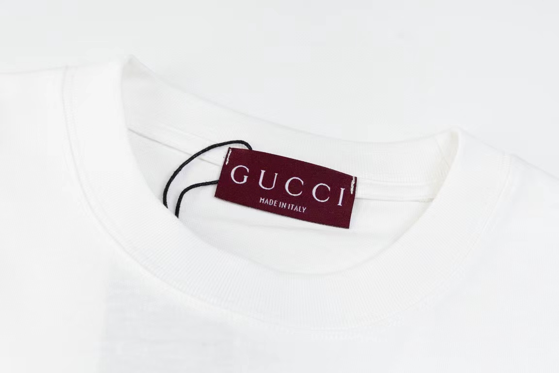 GUCC1 シンプルレター メンズ Tシャツ【 50％割引+送料無料】