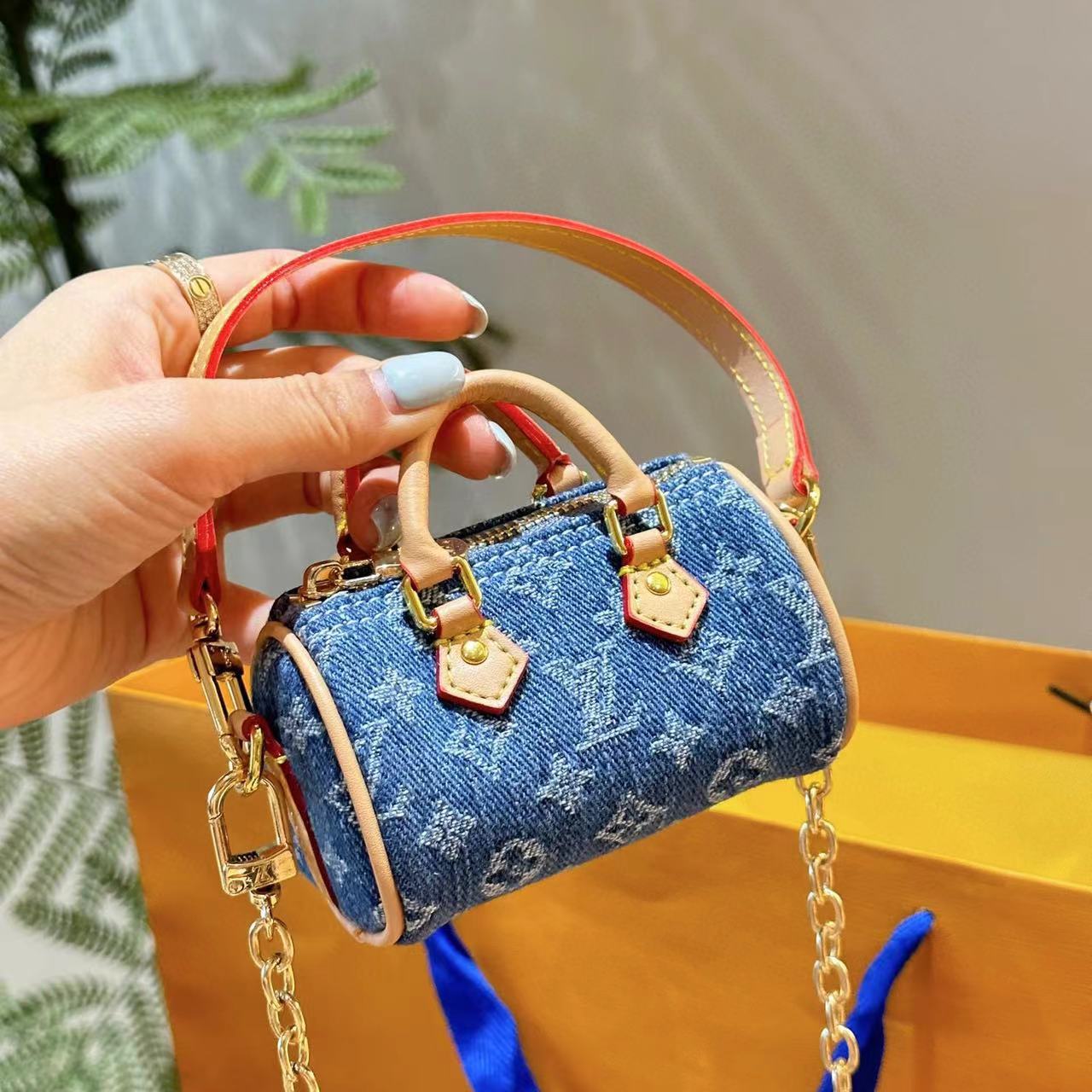 LV mini デニムハンドバッグ【50％割引+送料無料】
