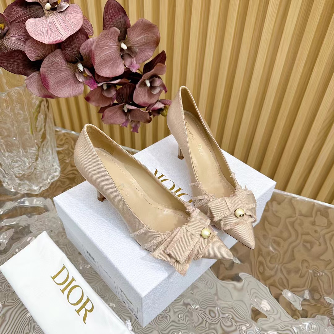DI0R 高品質タッセルボウハイヒール【50％割引+送料無料】